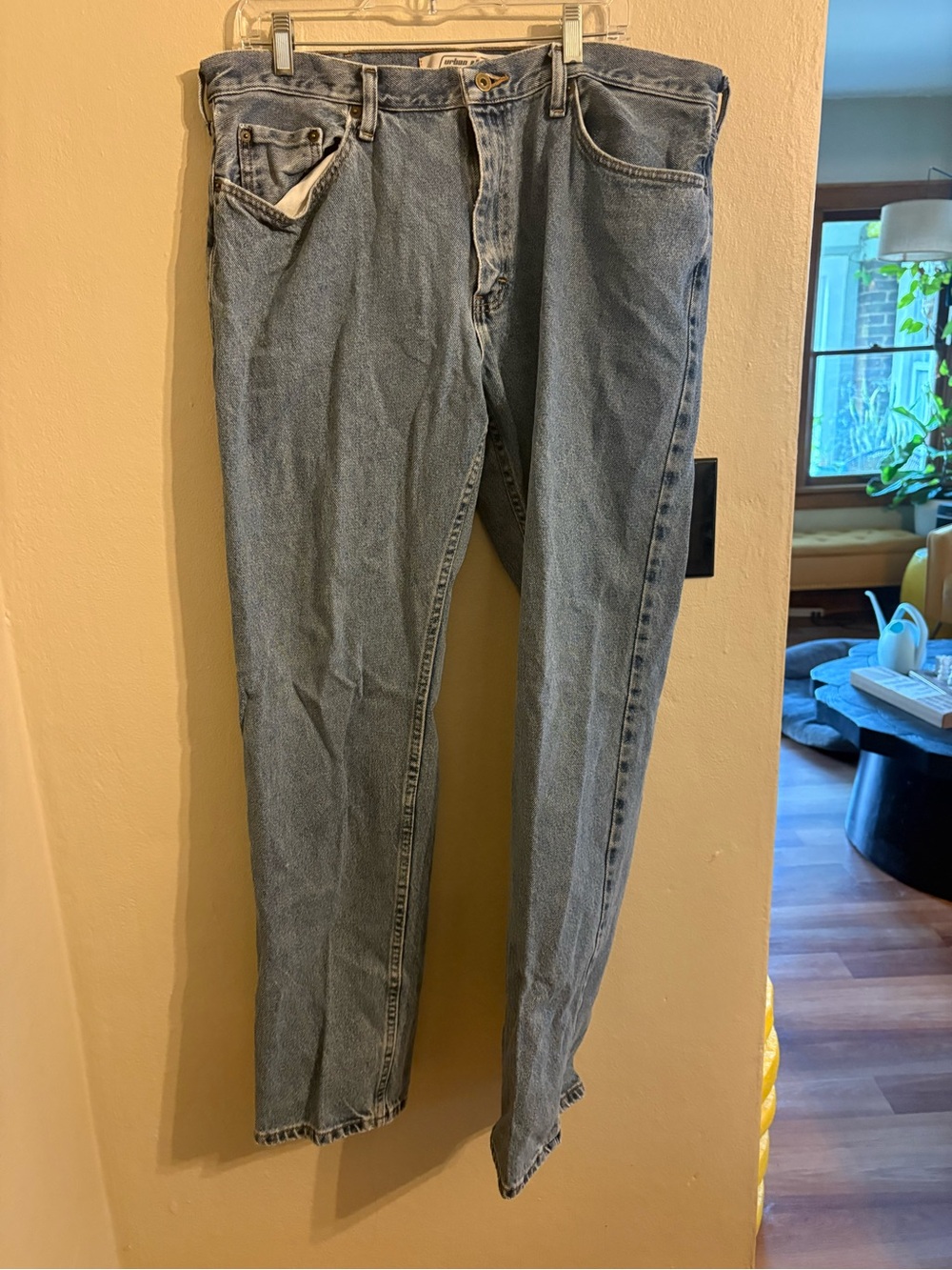 urban pipeline Light Blue Straight-Leg Jeans